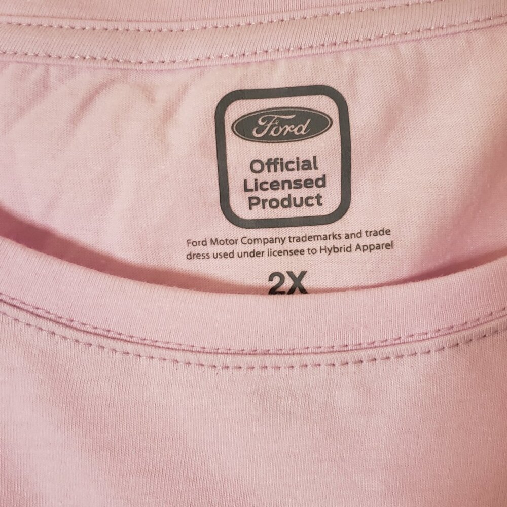 NWT Pink Mustang Womens (2X) Tee - Picture 8 of 12